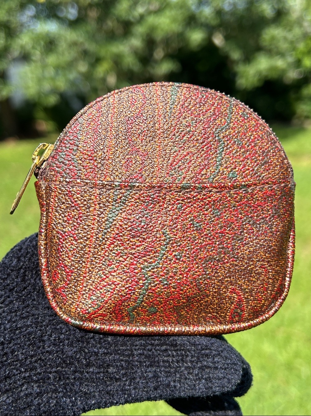 Etro paisley-print coin pouch